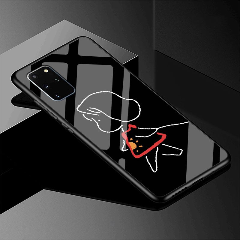 Samsung Galaxy S20+ Kuori Suojaus Kotelo Puhelimen Kuoret Malli Lasi Pehmeä Neste Tähti