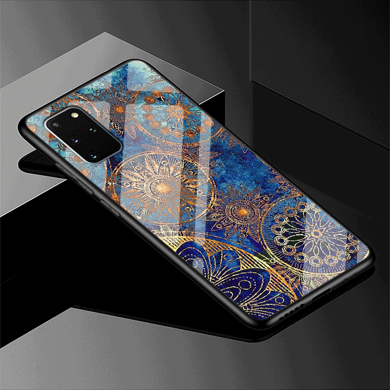 Samsung Galaxy S20+ Kuori Suojaus Kotelo Puhelimen Kuoret Malli Lasi Pehmeä Neste Tähti