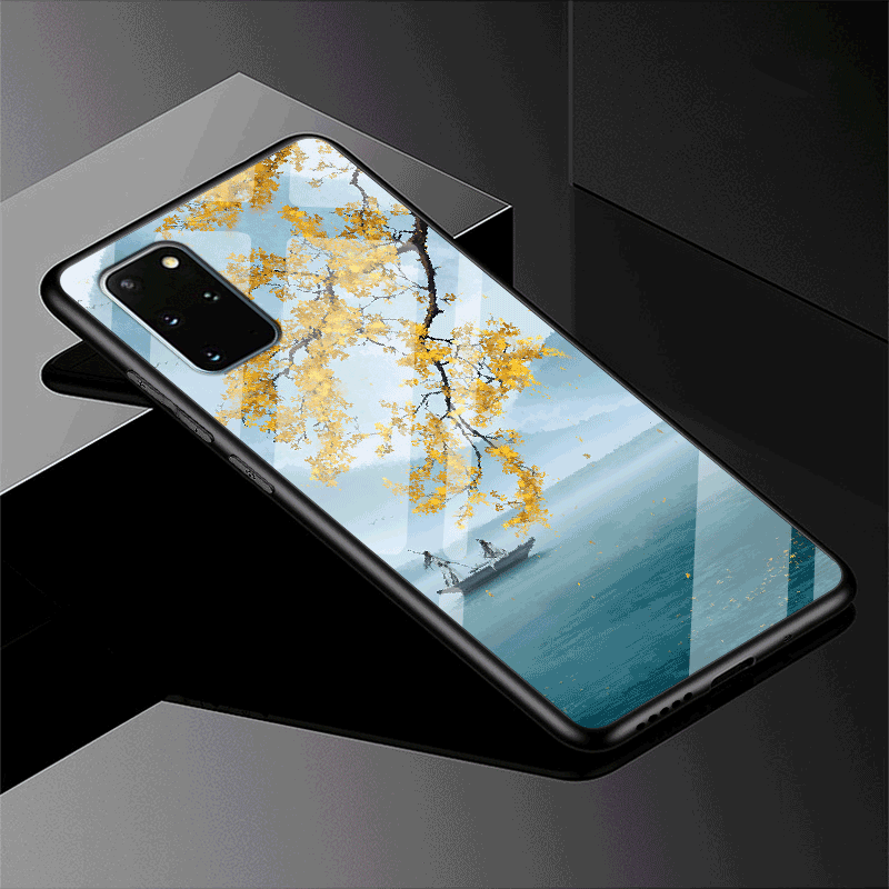 Samsung Galaxy S20+ Kuori Suojaus Kotelo Puhelimen Kuoret Malli Lasi Pehmeä Neste Tähti