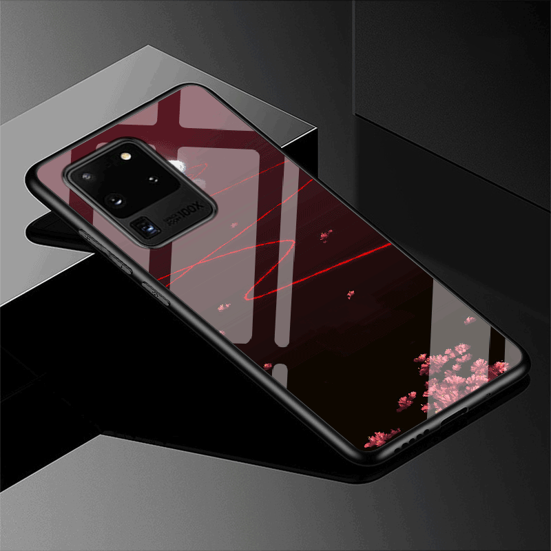 Samsung Galaxy S20 Ultra Kuori Puhelimen Kuoret Suojaus Pehmeä Neste Lasi Silikoni All Inclusive Persoonallisuus