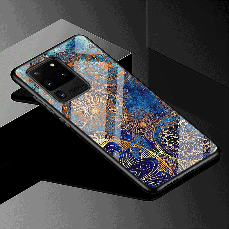Samsung Galaxy S20 Ultra Kuori Puhelimen Kuoret Suojaus Pehmeä Neste Lasi Silikoni All Inclusive Persoonallisuus