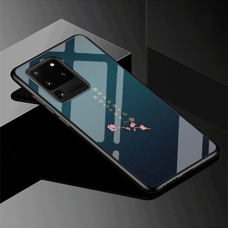 Samsung Galaxy S20 Ultra Kuori Puhelimen Kuoret Suojaus Pehmeä Neste Lasi Silikoni All Inclusive Persoonallisuus