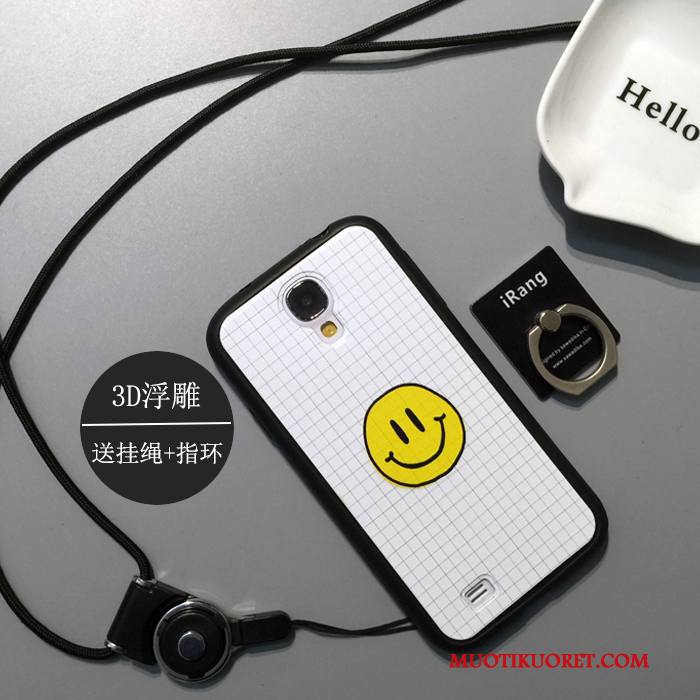 Samsung Galaxy S4 Kuori Tähti Sarjakuva Kotelo Silikoni Puhelimen Kuoret Musta Ihana