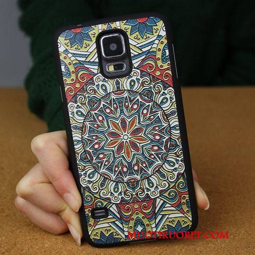 Samsung Galaxy S5 Kuori Valkoinen Kotelo Suojaus Kehys Pesty Suede Kova Puhelimen Kuoret