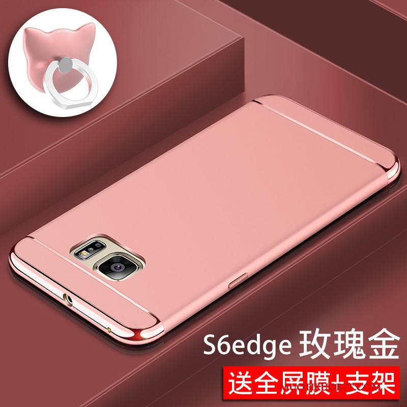 Samsung Galaxy S6 Edge Pesty Suede Kuori Kotelo Tähti Sininen Murtumaton Puhelimen Kuoret