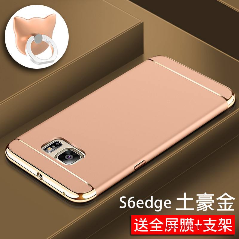 Samsung Galaxy S6 Edge Pesty Suede Kuori Kotelo Tähti Sininen Murtumaton Puhelimen Kuoret