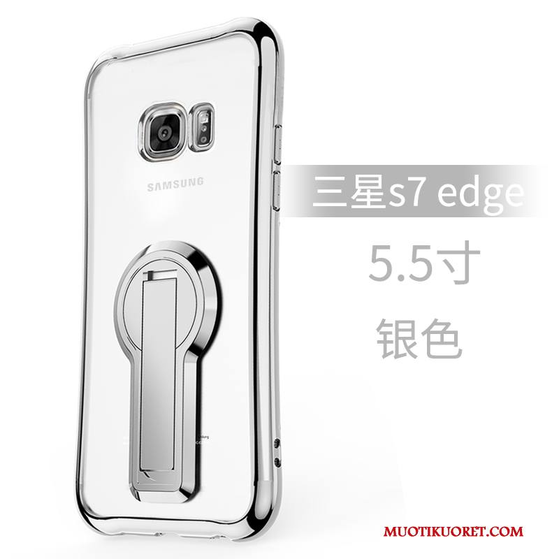 Samsung Galaxy S7 Edge Kuori Tähti Puhelimen Kuoret Kotelo Murtumaton Kulta Silikoni All Inclusive