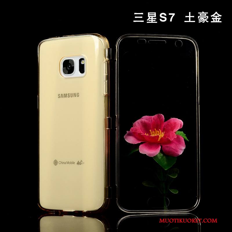 Samsung Galaxy S7 Kuoret Puhelimen Kuoret Kuori Suojaus Violetti Tähti Murtumaton