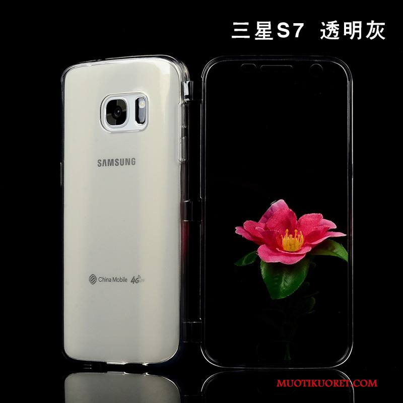 Samsung Galaxy S7 Kuoret Puhelimen Kuoret Kuori Suojaus Violetti Tähti Murtumaton