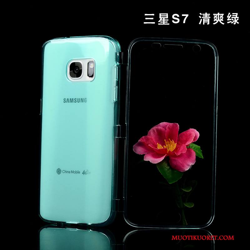 Samsung Galaxy S7 Kuoret Puhelimen Kuoret Kuori Suojaus Violetti Tähti Murtumaton