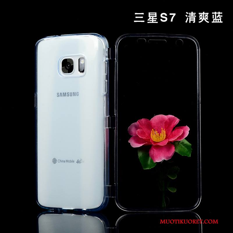 Samsung Galaxy S7 Kuoret Puhelimen Kuoret Kuori Suojaus Violetti Tähti Murtumaton