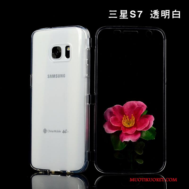 Samsung Galaxy S7 Kuoret Puhelimen Kuoret Kuori Suojaus Violetti Tähti Murtumaton