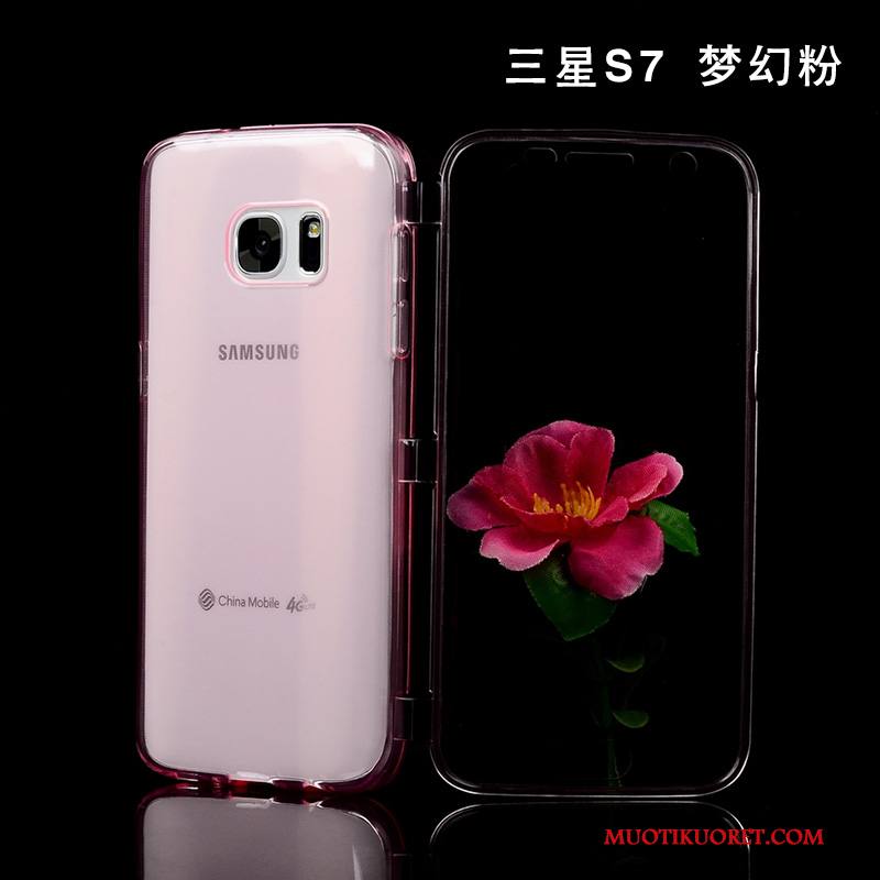 Samsung Galaxy S7 Kuoret Puhelimen Kuoret Kuori Suojaus Violetti Tähti Murtumaton