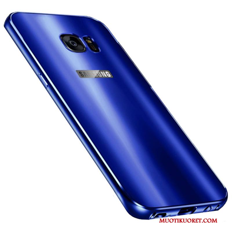 Samsung Galaxy S7 Kuori Kehys Kotelo Tähti Sininen Murtumaton Metalli Suojaus