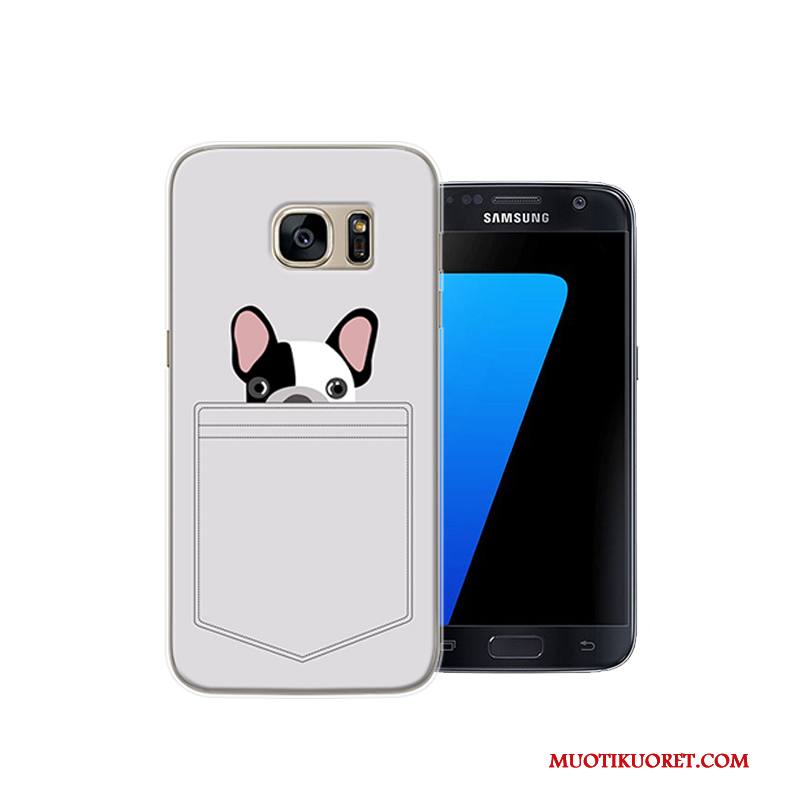 Samsung Galaxy S7 Persoonallisuus Murtumaton Luova Musta Suojaus Kotelo Kuori