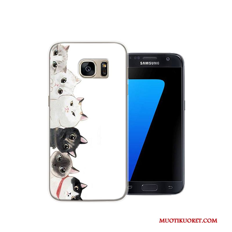 Samsung Galaxy S7 Persoonallisuus Murtumaton Luova Musta Suojaus Kotelo Kuori