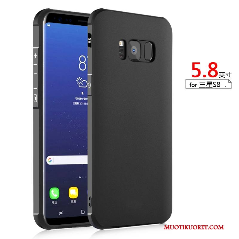 Samsung Galaxy S8+ All Inclusive Murtumaton Kuori Kotelo Puhelimen Kuoret Pehmeä Neste Harmaa