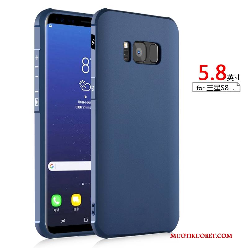 Samsung Galaxy S8+ All Inclusive Murtumaton Kuori Kotelo Puhelimen Kuoret Pehmeä Neste Harmaa