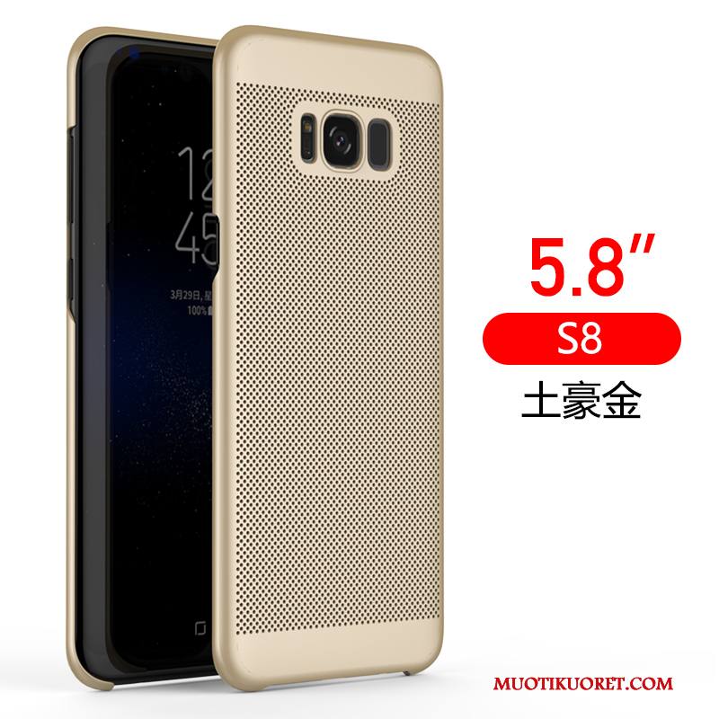 Samsung Galaxy S8+ Kova Kotelo Pesty Suede Murtumaton Kuori Säteilevä Tähti