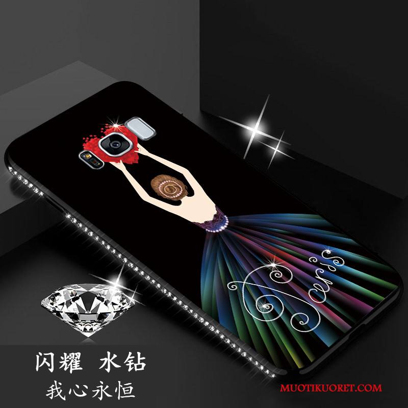 Samsung Galaxy S8+ Kuori Kotelo Tähti Puhelimen Kuoret Rhinestone Inlay Suojaus All Inclusive Jauhe