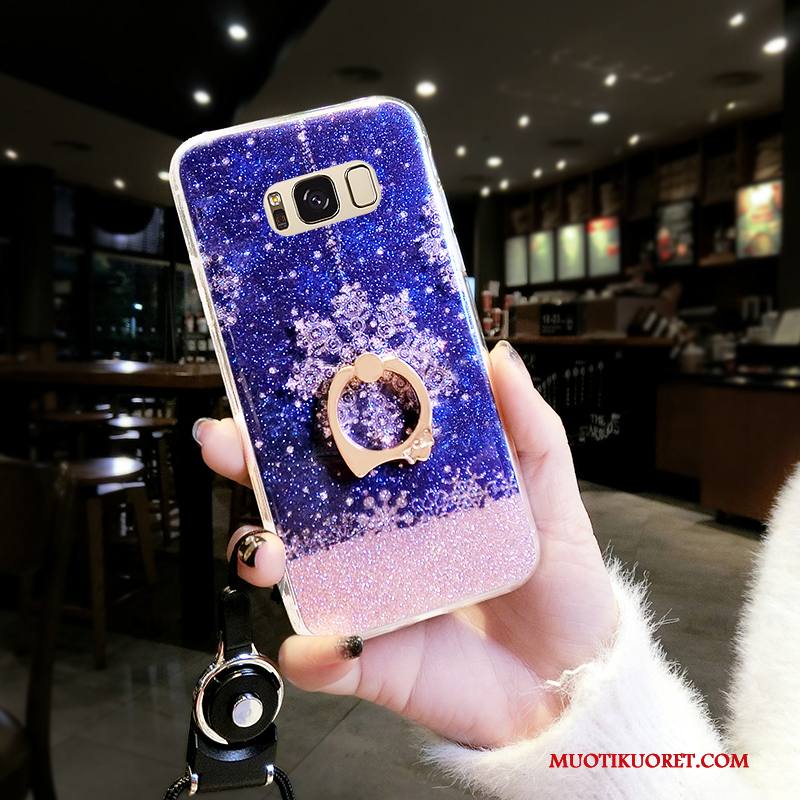 Samsung Galaxy S8 Kuori Kova Persoonallisuus Violetti Kotelo Tähti Luova Murtumaton
