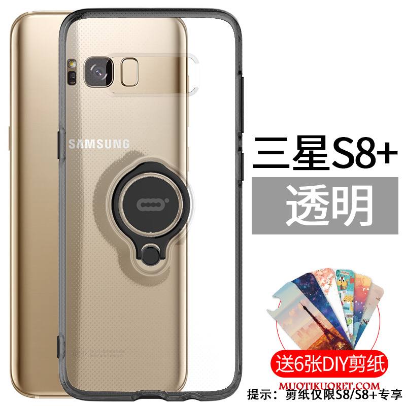 Samsung Galaxy S8+ Kuori Magneettinen Kotelo Puhelimen Kuoret Rengas All Inclusive Tuki Kova