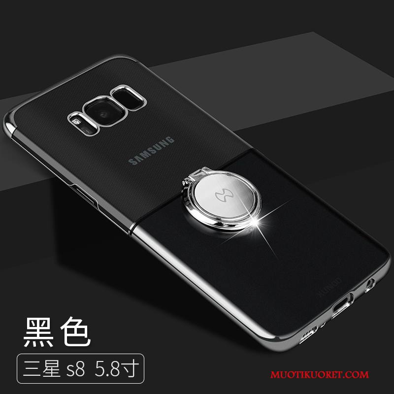 Samsung Galaxy S8 Kuori Rengas Murtumaton Niitti Tähti Musta Kotelo Puhelimen Kuoret
