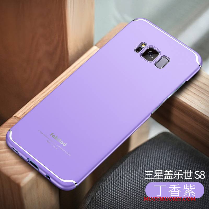 Samsung Galaxy S8 Kuori Suojaus Puhelimen Kuoret Kova Violetti Sininen Kotelo Pesty Suede