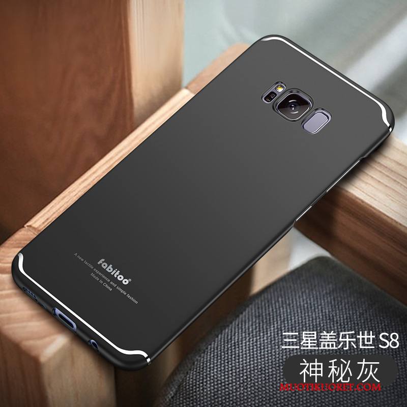 Samsung Galaxy S8 Kuori Suojaus Puhelimen Kuoret Kova Violetti Sininen Kotelo Pesty Suede