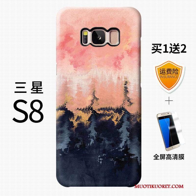 Samsung Galaxy S8 Kuori Trendi Murtumaton Pesty Suede Tähti Monivärinen Luova Puhelimen Kuoret