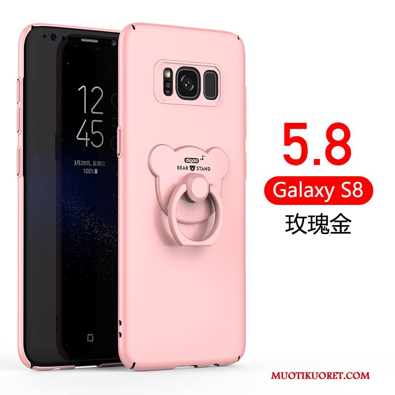 Samsung Galaxy S8+ Kuori Ultra Kulta Suojaus Murtumaton Puhelimen Kuoret Trendi Pesty Suede