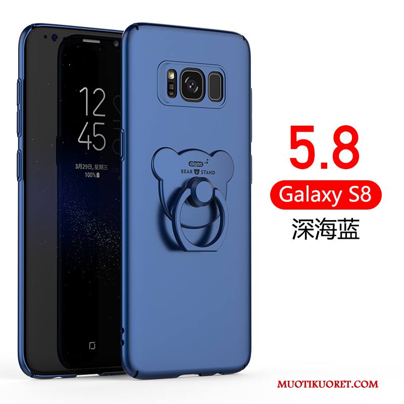 Samsung Galaxy S8+ Kuori Ultra Kulta Suojaus Murtumaton Puhelimen Kuoret Trendi Pesty Suede