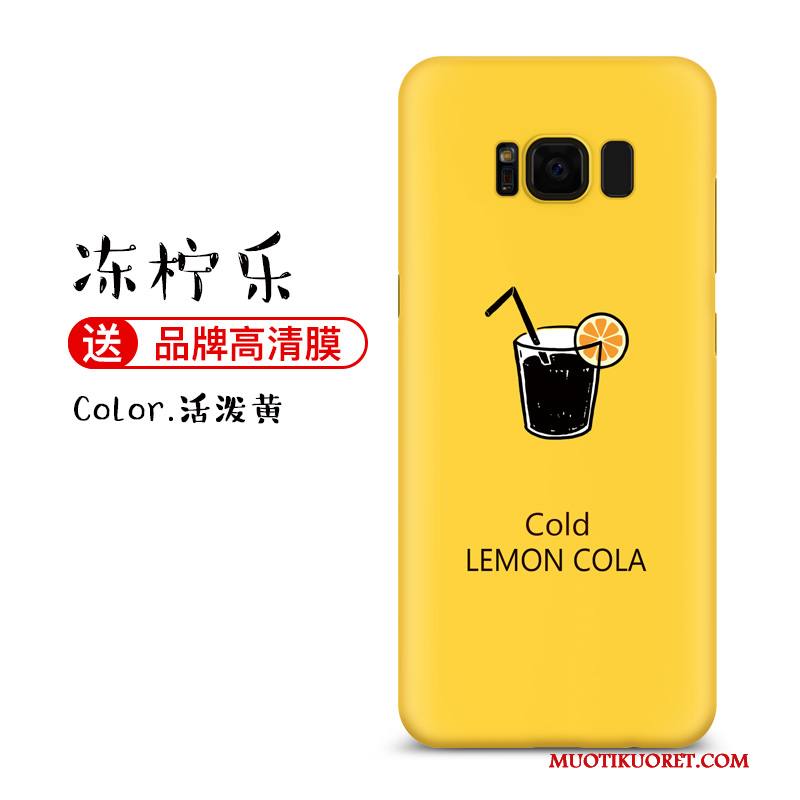 Samsung Galaxy S8 Persoonallisuus Murtumaton Keltainen Trendi Tähti Kuori Luova