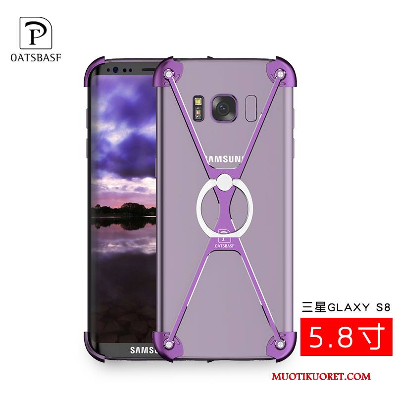 Samsung Galaxy S8 Yksinkertainen Rengas Kuori Violetti Tähti Luova Puhelimen Kuoret