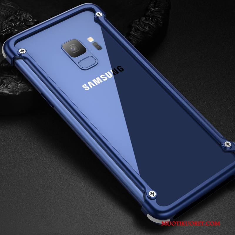 Samsung Galaxy S9 Kuori Luova Persoonallisuus Metalli Musta Tide-brändi Kehys Murtumaton
