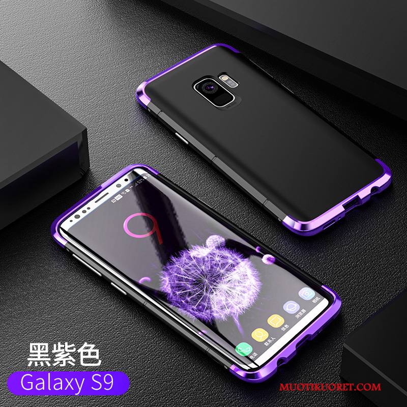 Samsung Galaxy S9 Kuori Metalli Kotelo Tide-brändi Murtumaton Luova Violetti All Inclusive