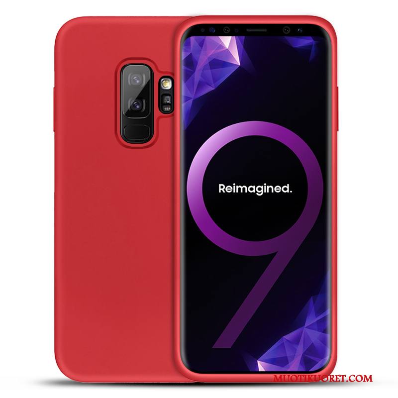 Samsung Galaxy S9+ Kuori Murtumaton Kotelo Silikoni All Inclusive Punainen Tähti Puhelimen Kuoret