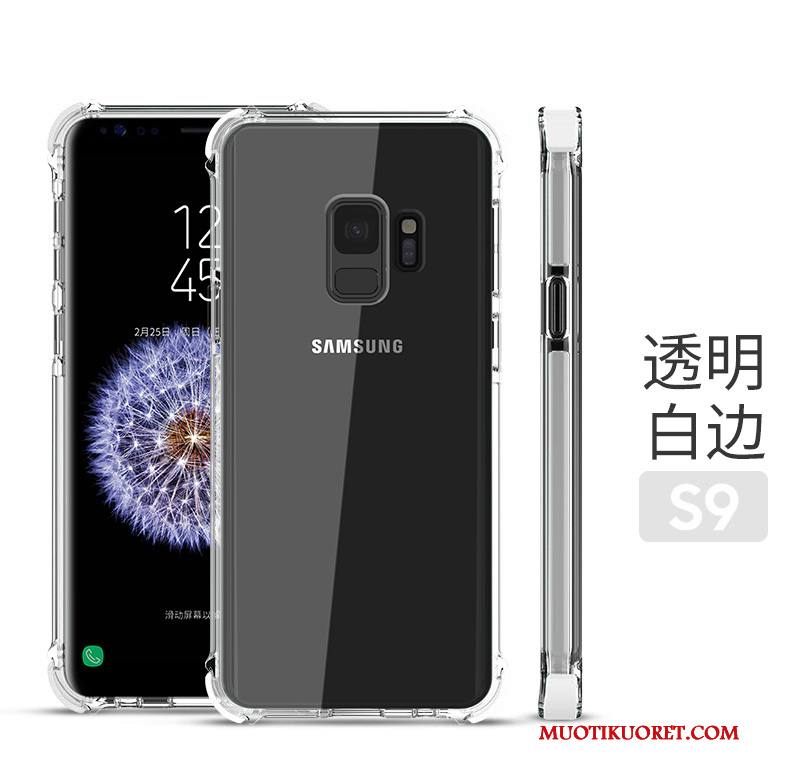 Samsung Galaxy S9 Kuori Silikoni Suojaus Punainen Puhelimen Kuoret Kotelo Tähti Läpinäkyvä