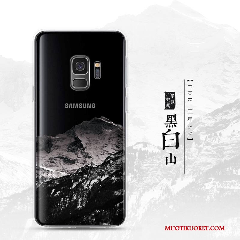 Samsung Galaxy S9 Kuori Silikoni Tähti Sininen Suojaus Murtumaton Pehmeä Neste Kotelo