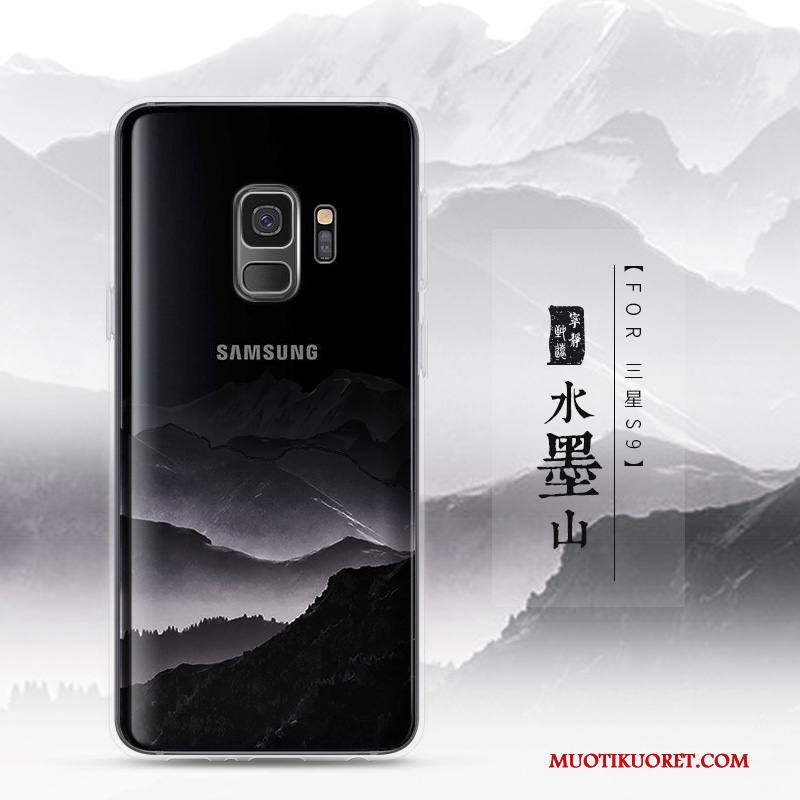 Samsung Galaxy S9 Kuori Silikoni Tähti Sininen Suojaus Murtumaton Pehmeä Neste Kotelo