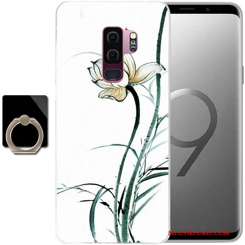 Samsung Galaxy S9 Murtumaton Maalaus Kotelo Tähti Vaaleansininen Suojaus Kuori