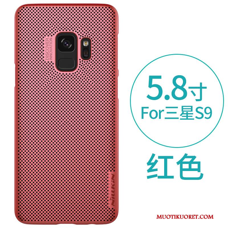 Samsung Galaxy S9 Pesty Suede Säteilevä Murtumaton Kotelo Puhelimen Kuoret Kuori Sininen