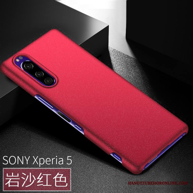 Sony Xperia 5 Kuori Suojaus Kova Pesty Suede Murtumaton Ohut Vihreä Puhelimen Kuoret