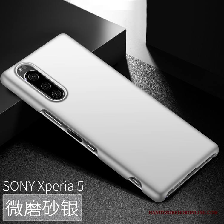 Sony Xperia 5 Kuori Suojaus Kova Pesty Suede Murtumaton Ohut Vihreä Puhelimen Kuoret