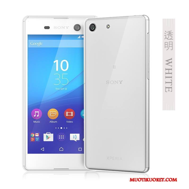 Sony Xperia M5 Dual Puhelimen Kuoret Ohut Sininen Pehmeä Neste Kuori Silikoni Kotelo