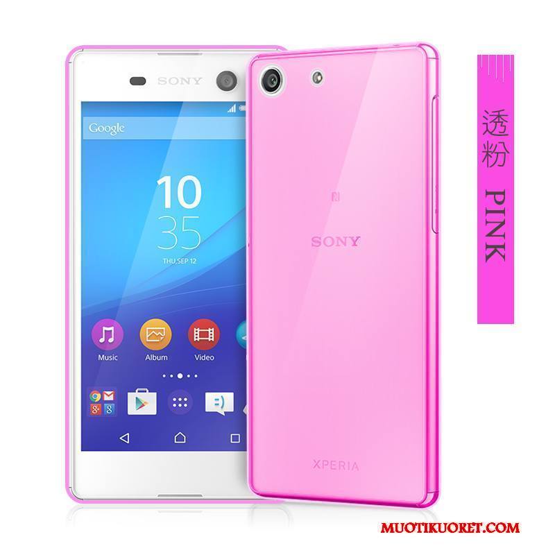 Sony Xperia M5 Dual Puhelimen Kuoret Ohut Sininen Pehmeä Neste Kuori Silikoni Kotelo