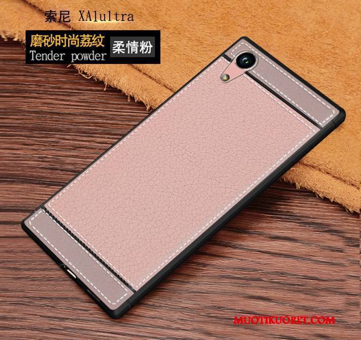 Sony Xperia Xa1 Ultra Puhelimen Kuoret Murtumaton Pesty Suede All Inclusive Kotelo Sininen Kuori