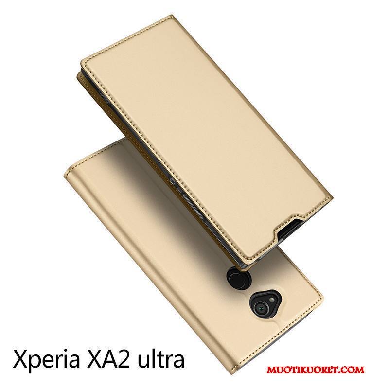 Sony Xperia Xa2 Ultra Trendi Suojaus Kulta Kuori All Inclusive Kortti Murtumaton