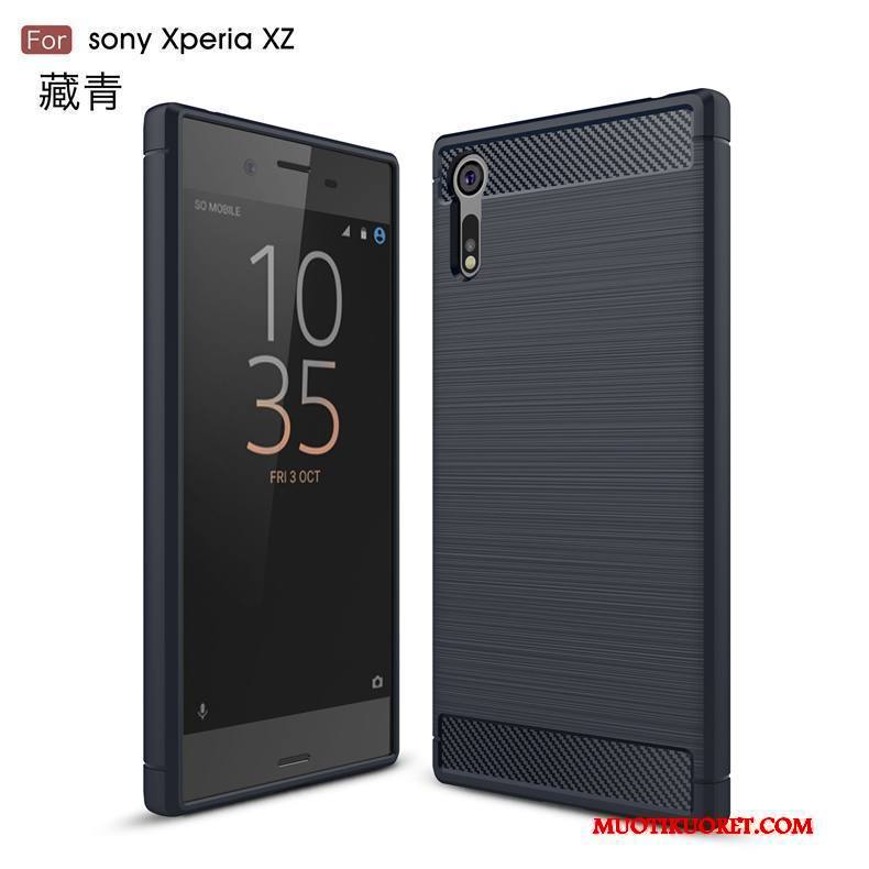 Sony Xperia Xz Kuori Kuitu Musta Puhelimen Kuoret Trendi