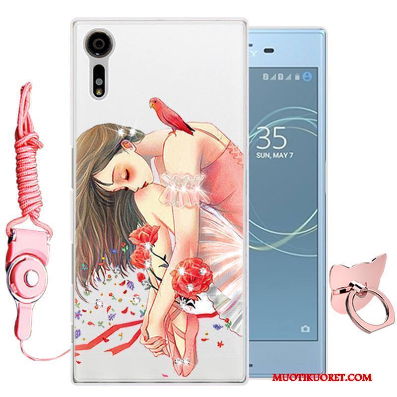 Sony Xperia Xz Kuori Silikoni Puhelimen Kuoret Sininen Pehmeä Neste Kotelo Suojaus Sarjakuva